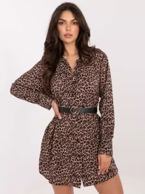 Dámské šaty ITALY MODA IT-SK-19826-4.79 BLACK AND BEIGE