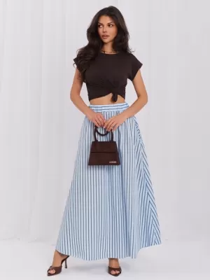 Dámská sukně ITALY MODA MI-SD-4349.74 LIGHT BLUE