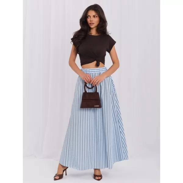  Dámská sukně ITALY MODA MI-SD-4349.74 LIGHT BLUE 