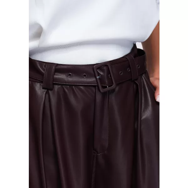  Dámské kalhoty OMBRE OW-PA-E0022 BURGUNDY 