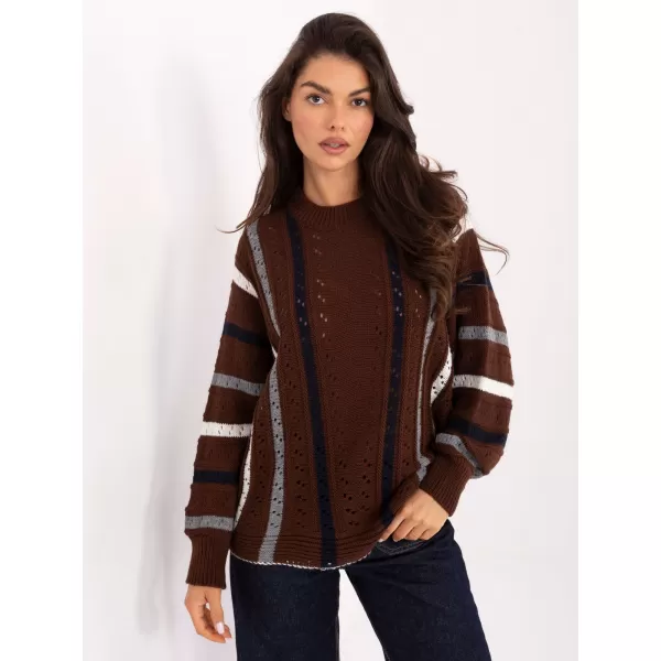  Dámský svetr FACTORY PRICE IT-SW-93115.13 BROWN 