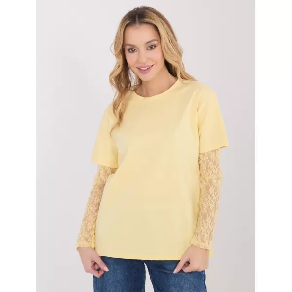  Dámské triko ITALY MODA MI-BZ-4227.61 BRIGHT YELLOW 