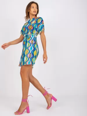 Dámské šaty ITALY MODA DHJ-SK-9651.51 BLUE