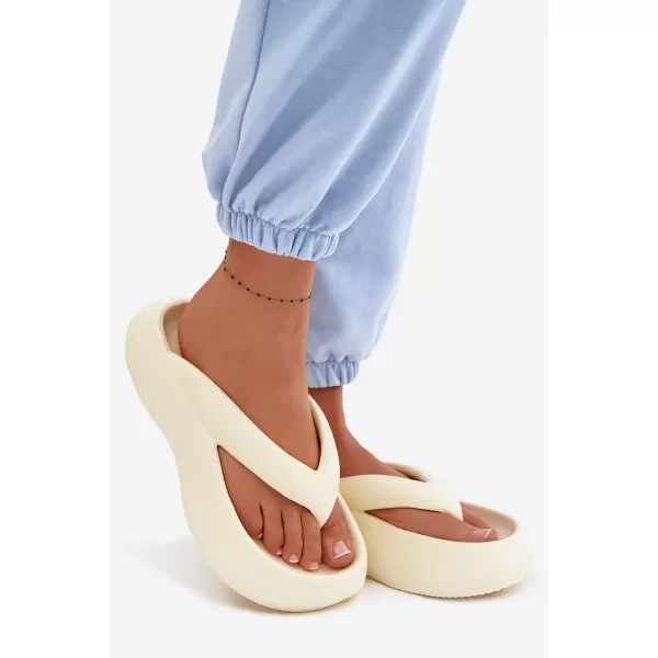  Dámské žabky BOTO SS-125 BEIGE 