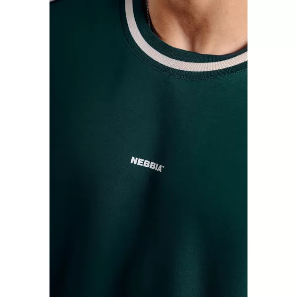  Oversized tričko NEBBIA PRIMAL 869 DARK GREEN 