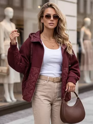 Dámská bunda DSTREET BORDOVÁ