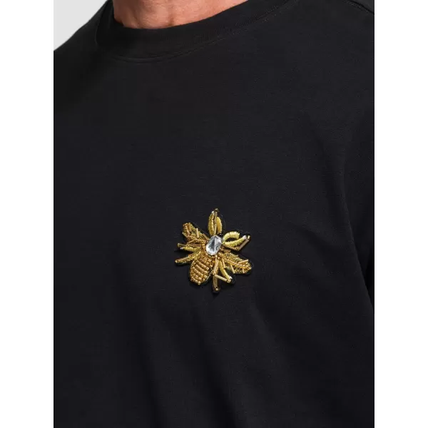  Pánské triko OMBRE OM-TSCT-0275 BLACK 