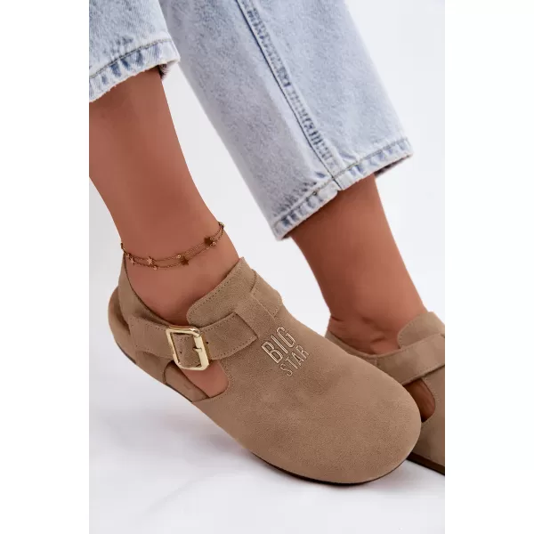  Dámské sandály BIG STAR SHOES TT274542 BEIGE 