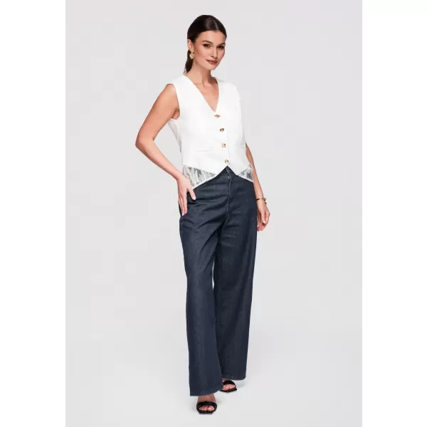  Dámský vesta LARICA OW-VE-E0002 WHITE 