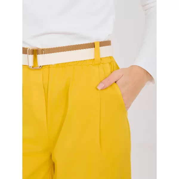  Dámské kalhoty ITALY MODA IT-SP-FL10125.80 YELLOW 