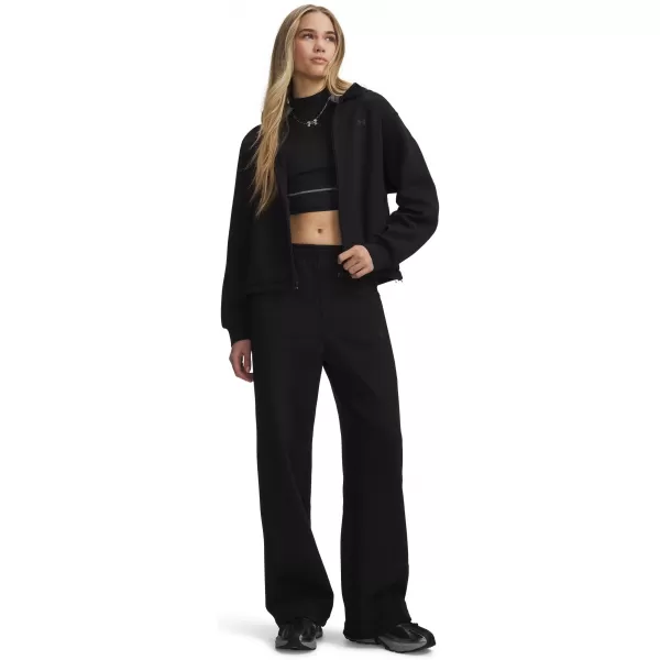  Dámské tepláky UNDER ARMOUR UNSTOPPABLE FLC OPEN PANT 6013522-008 ČERNÁ 