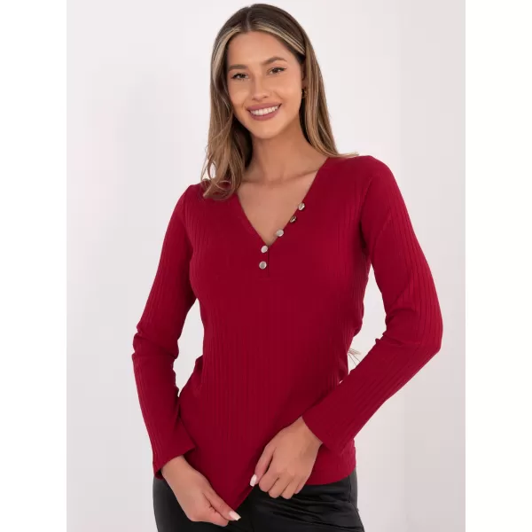  Dámská halenka RUE PARIS RV-BZ-A1045.99 BURGUNDY 