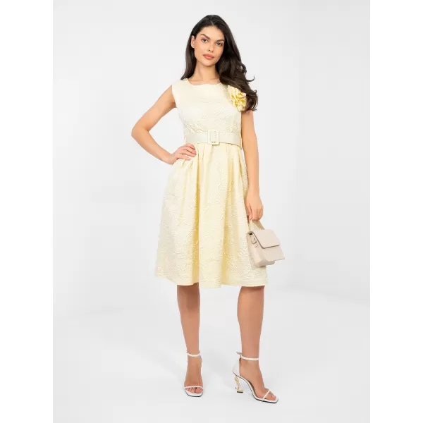  Dámské šaty RUE PARIS IT-SK-21861.86 BRIGHT YELLOW 