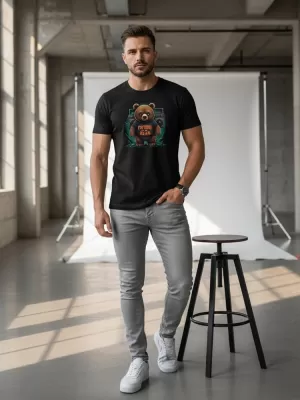 Pánské triko DSTREET ČERNÁ