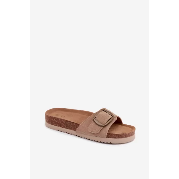  Dámské pantofle BOTO 2833 KHAKI 