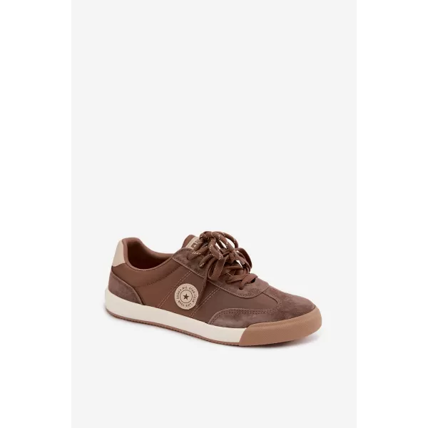  Dámské tenisky BIG STAR SHOES UU274002 BROWN/BEIGE 