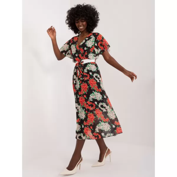  Dámské šaty ITALY MODA DHJ-SK-17258.01 BLACK AND RED 