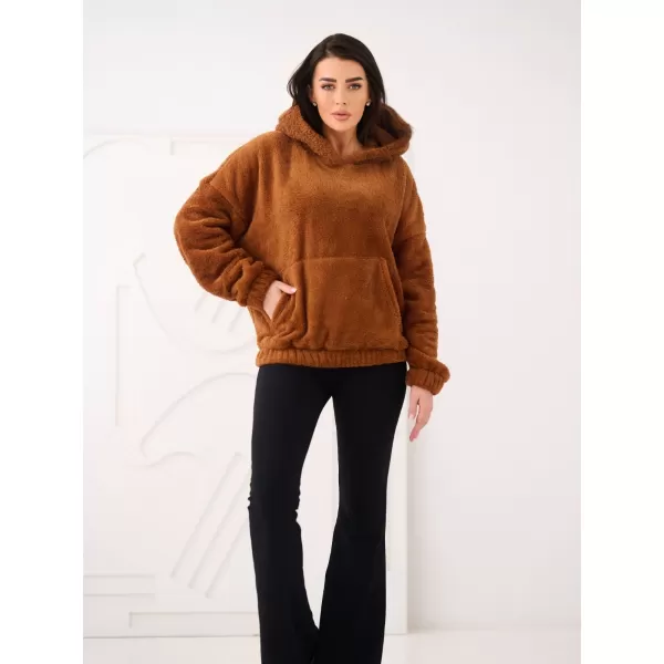  Dámská mikina FACTORY PRICE CS-BL-BT1029.97P LIGHT BROWN 