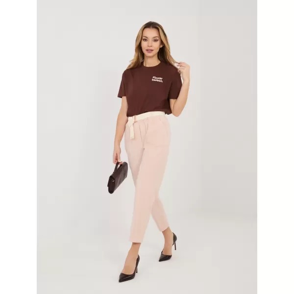  Dámské kalhoty ITALY MODA IT-SP-242979.90 BRIGHT PINK 