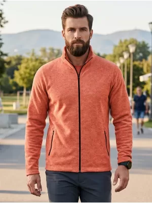 Pánská micro fleece mikina MALFINI FACTOR 852 SUNSET MELÍR