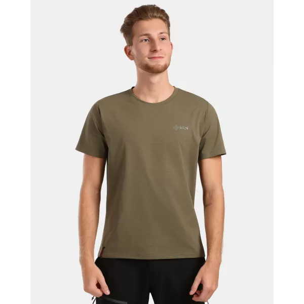  Pánské funkční triko KILPI DIXIE-M 1M0303KI KHAKI 