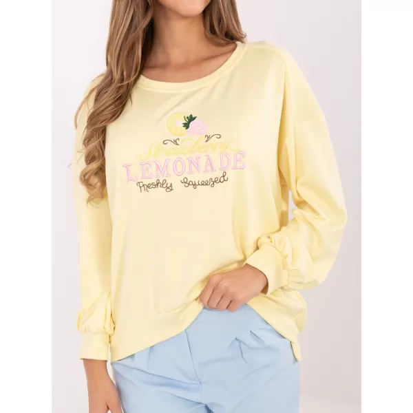  Dámská mikina RUE PARIS RV-BL-A1218.11P BRIGHT YELLOW 