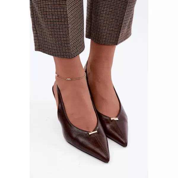  Dámské lodičky BOTO T680 BROWN 