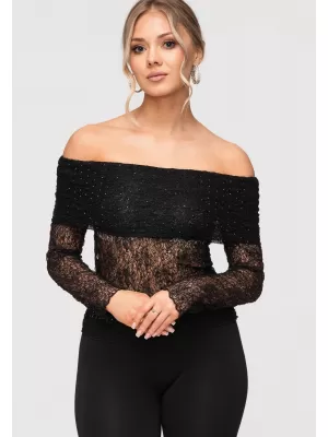 Dámská blůza LARICA OW-TS-E0038 BLACK
