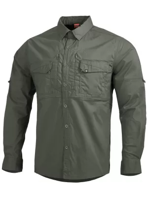 Pánská košile PENTAGON PLATO SHIRT K02019 CAMO GREEN