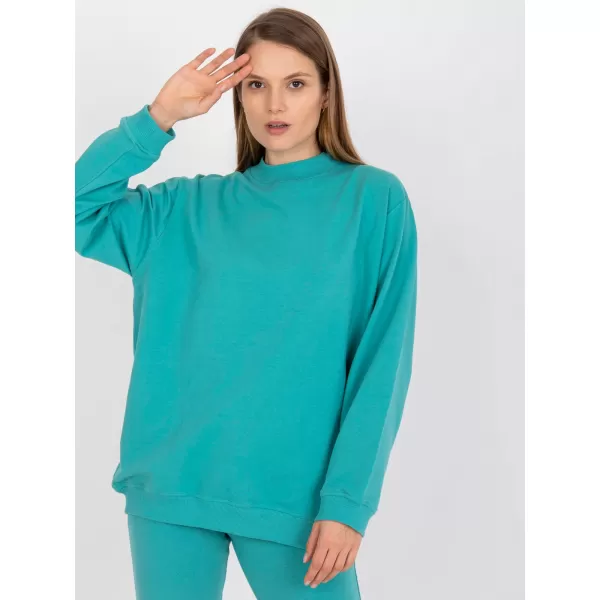  Dámská mikina BASIC FEEL GOOD AP-BL-A-R001 TURQUOISE 