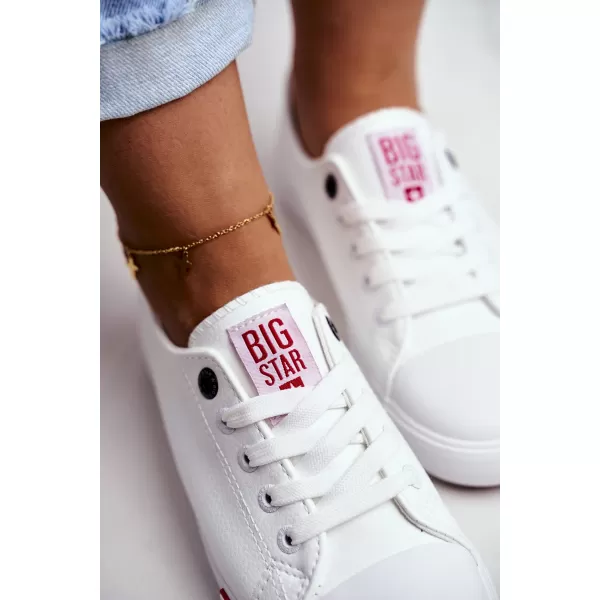  Dámské tenisky BIG STAR SHOES GG274005 WHITE/RED 