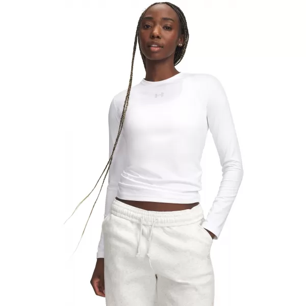  Dámské triko UNDER ARMOUR UA COLDGEAR CREW 6013664-100 BÍLÁ 