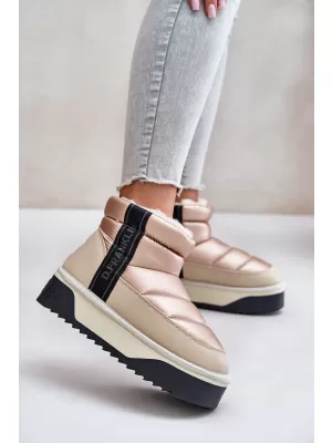 Dámské sněhule D.FRANKLIN DFSH371010 BEIGE