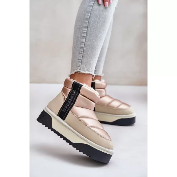  Dámské sněhule D.FRANKLIN DFSH371010 BEIGE 