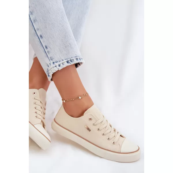  Dámské tenisky BIG STAR SHOES TT274773 BEIGE 