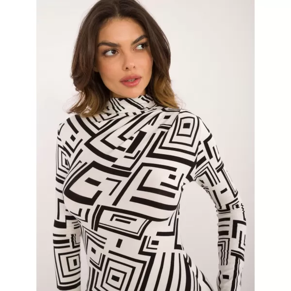  Dámské šaty LAKERTA LK-SK-509771-1.09 WHITE-BLACK 