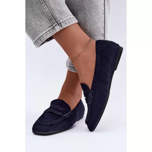  Dámské mokasíny BOTO D-307 NAVY 