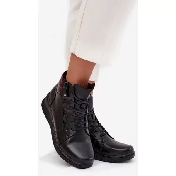  Dámské kotníkové boty VINCEZA 39963 BLACK 