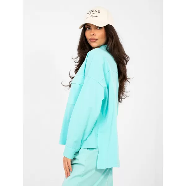  Dámská košile ITALY MODA IT-KS-FL9968.48 TURQUOISE 