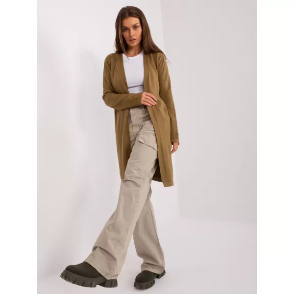 Dámský kardigan WOOL FASHION ITALIA AT-SW-2333.31X OLIVE 