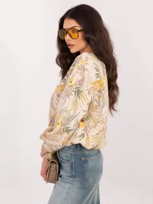 Dámská bunda ITALY MODA IT-KR-FL10357.15 YELLOW