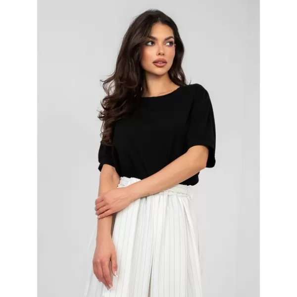  Dámská halenka RUE PARIS RV-BZ-A1184.21 BLACK 