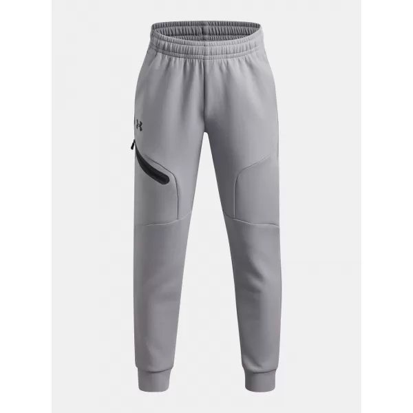  Chlapecké tepláky UNDER ARMOUR UA B UNSTOPPABLE FLC JOGGER 1386689-012 ŠEDÁ 