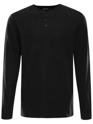 Pánské triko ALPINE PRO THERMAL BLACK