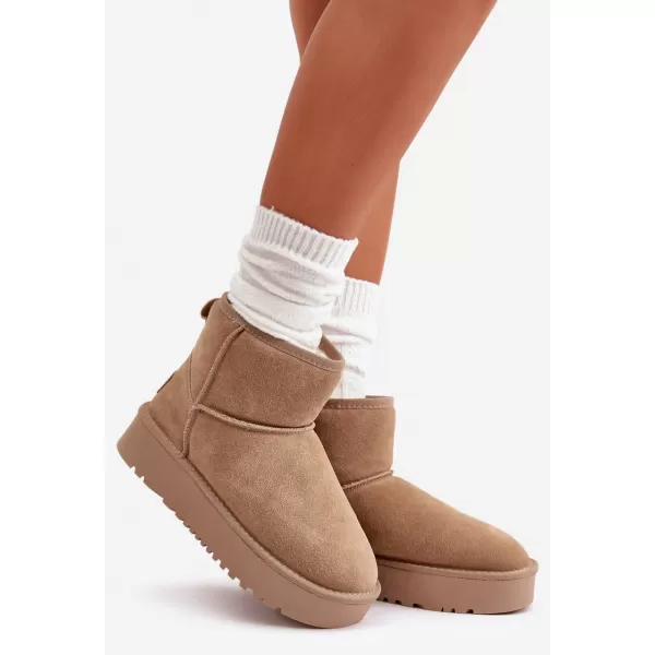 Dámské sněhule BOTO NN605 KHAKI 