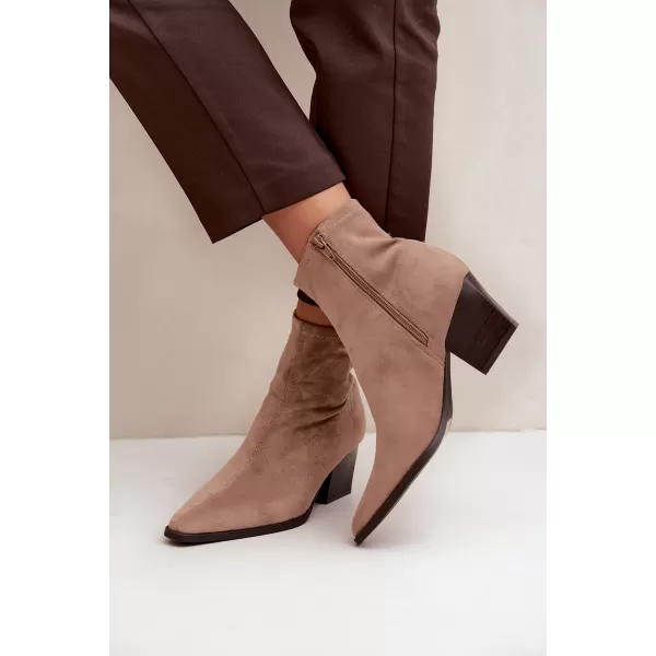  Dámské kotníkové boty BOTO D-209 BROWN 