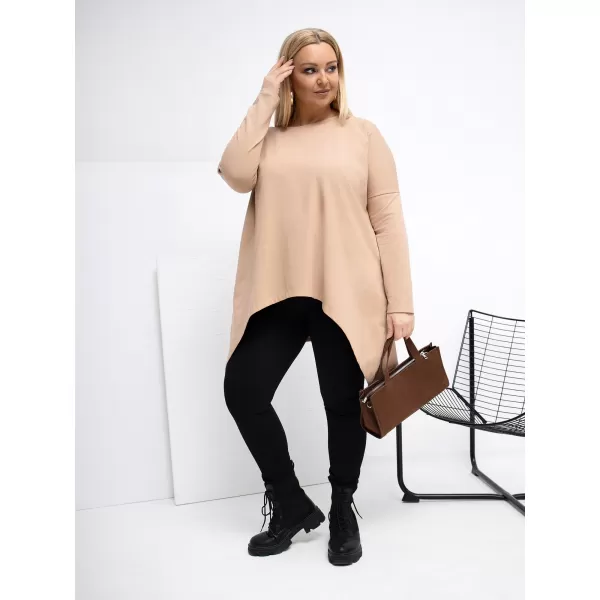  Dámská halenka RELEVANCE RV-BZ-5031.06X DARK BEIGE 