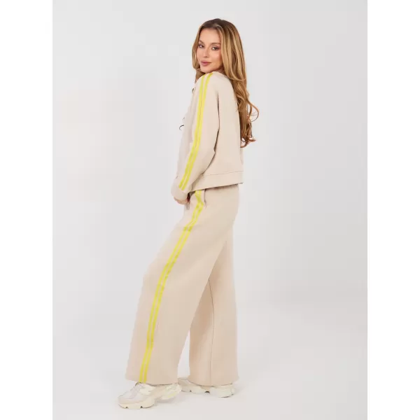  Dámská tepláková souprava RUE PARIS IT-KMPL-21772.12 BEIGE 