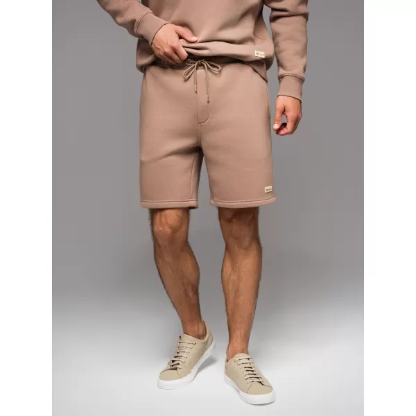  Pánský set kraťas OMBRE Z129 CREAM/LIGHT BROWN 