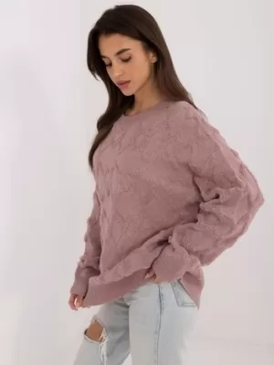 Dámský svetr WOOL FASHION ITALIA AT-SW-2361.61 BRIGHT PURPLE